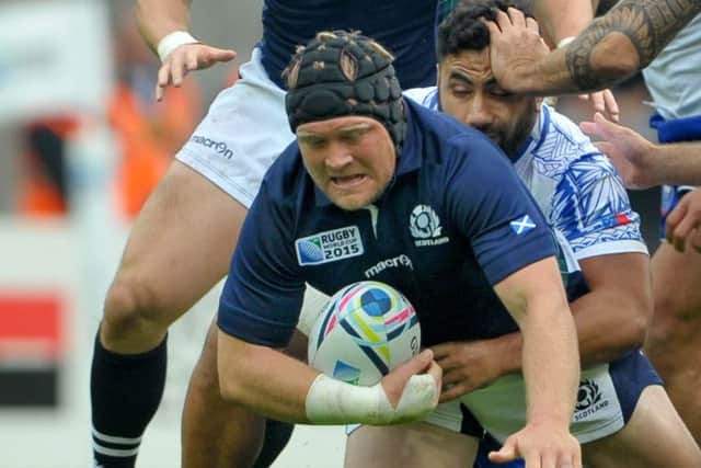 Scotland's Willem Nel had neck surgery last month. Picture: Jane Barlow