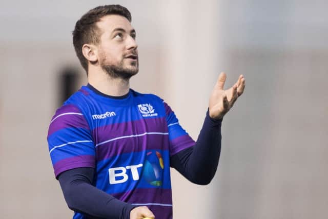 Greig Laidlaw hopes Scotland can silence the French crowd on Sunday. Picture: Gary Hutchison/SNS/SRU
