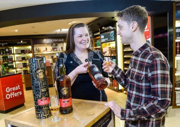 Loch Lomond Group teamed up with Glasgow Airport to launch its travel range of whiskies. Picture: Contributed