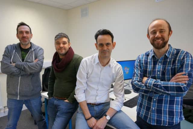 Skymoons' Edinburgh studio is led by Michael Boniface, second from right. Picture: Contributed