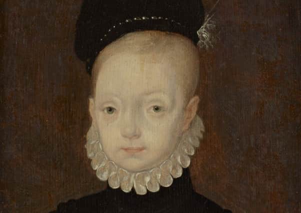 Portrait of
James VI King of Scotland about 1574. Picture: National Galleries of Scotland