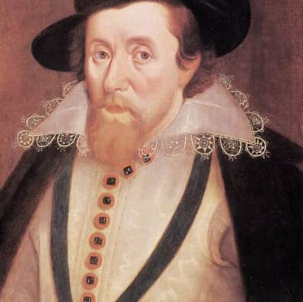 Portrait of King James VI of Scotland and I of England. Picture: Contributed