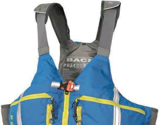 Mr Jackson was wearing a life vest like this Photo: Police Scotland