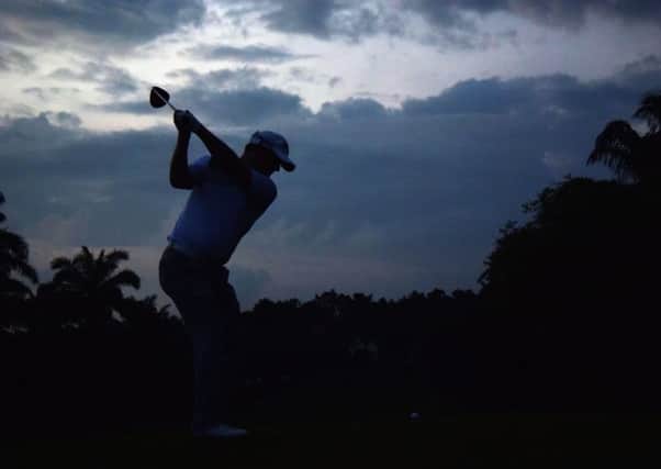 Marc Warren makes an early start on day one of the Maybank Championship Malaysia. Picture: Getty.