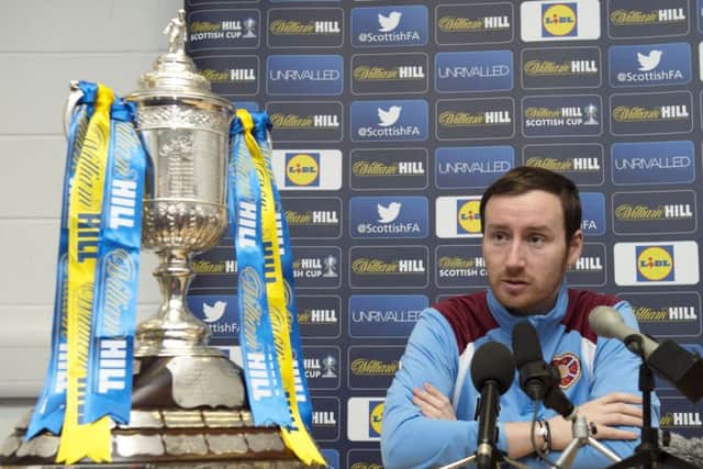 Hearts head coach Ian Cathro speaks to the press ahead of his side's Scottish Cup game against Hibs. Picture: Craig Foy/SNS