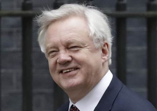 David Davis told peers not to try and change the bill. Picture: AP