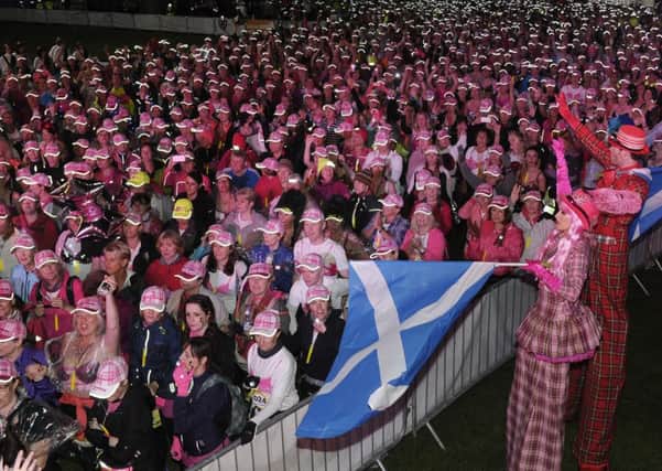 The Moonwalk Scotland 2016. Picture: Neil Hanna/TSPL