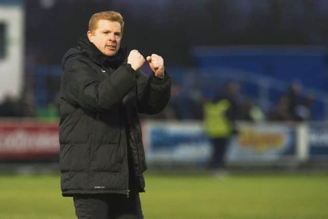 Neil Lennon says that his Hibs team are underdogs today but is looking to last seasons cup win over Hearts as inspiration.  Photograph: Rob Casey/SNS