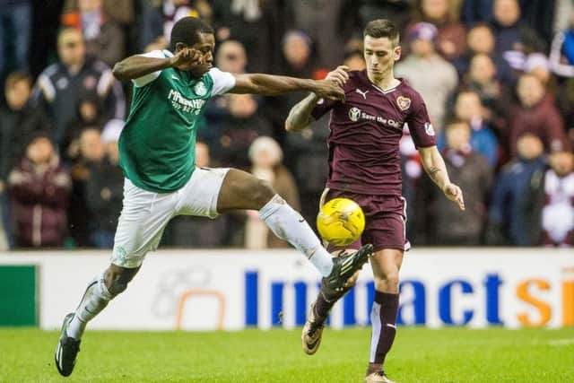 Marvin Bartley and Jamie Walker will have important roles in the Edinburgh derby. Picture: Ian Georgeson