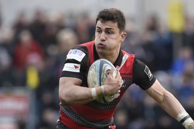 Damien Hoyland was among the Edinburgh try-scorers but Duncan Hodge's side were second best to Ulster. Picture Ian Rutherford