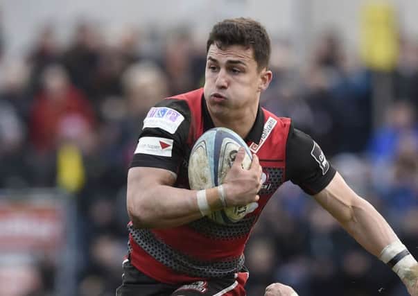 Damien Hoyland was among the Edinburgh try-scorers but Duncan Hodge's side were second best to Ulster. Picture Ian Rutherford