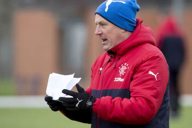 Mark Warburton saw his depature announced by the club last night. Picture: SNS