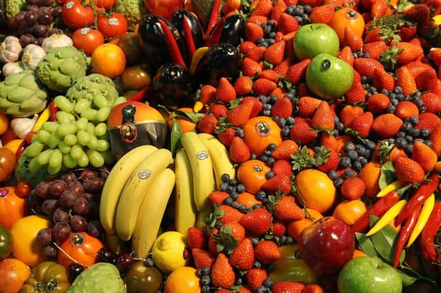 Researchers found ten portions of fruit or vegetables a day was best defence against heart disease. Photo by Sean Gallup/Getty Images
