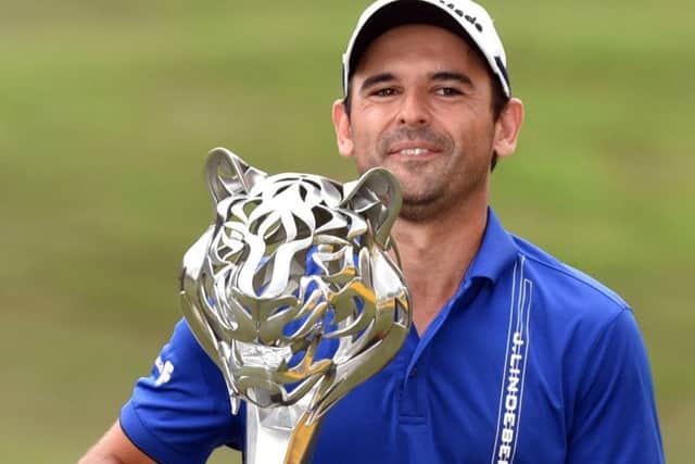 Paraguays Fabrizio Zanotti eagled the last to win in Malaysia. Picture: Getty.