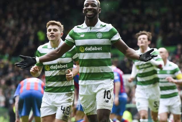 Moussa Dembele scored a hat-trick for the second week in a row. Picture: SNS.