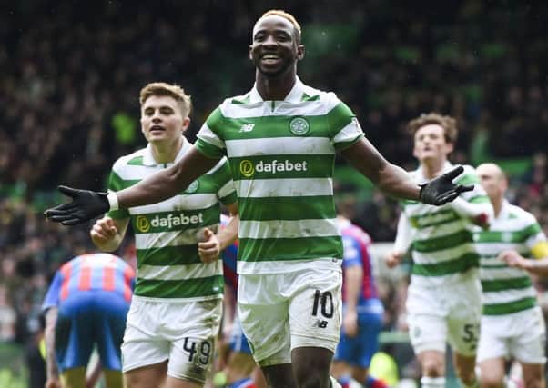 Moussa Dembele scored a hat-trick for the second week in a row. Picture: SNS.