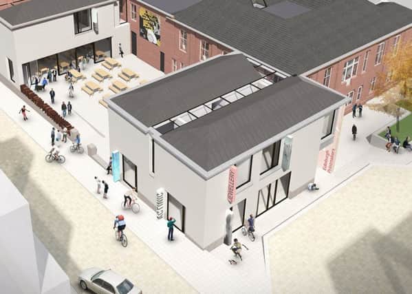An artist's impression of the creative industries wing. Picture: contributed