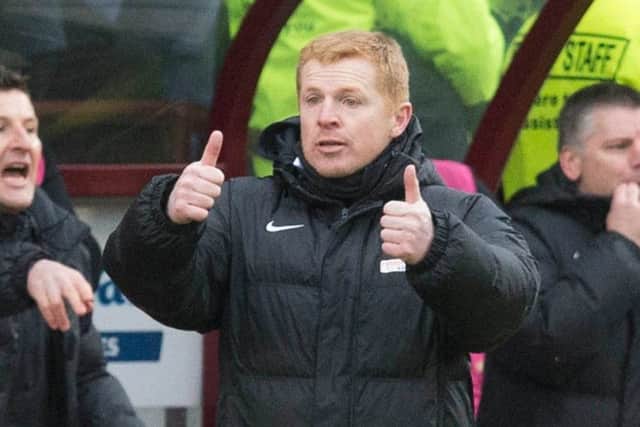 Hibs manager Neil Lennon was happy with his team's performance at Tynecastle. Picture: PA.