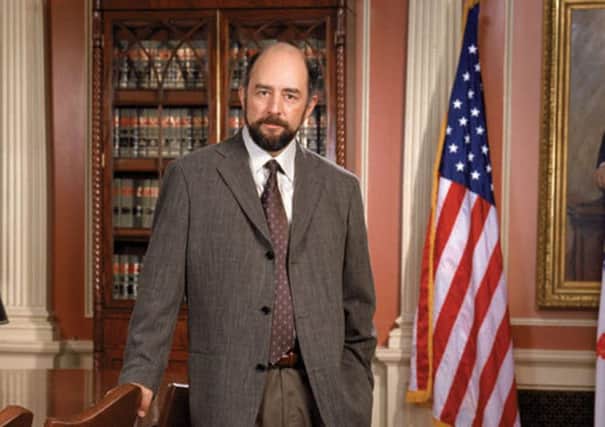 Richard Schiff in character as Toby Ziegler in the West Wing. Picture: Contributed