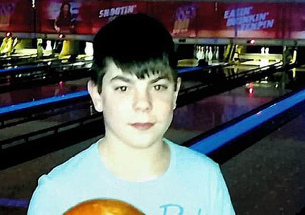 Blake, 13, was found on a Lothian Bus in Edinburgh at about 4pm on Monday after falling unwell. Picture; Police Scotland
