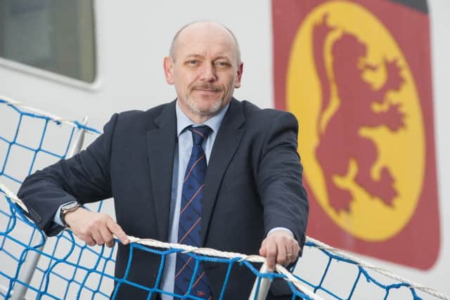 Martin Dorchester is staying at the helm of CalMac. Picture: Stuart Nicol