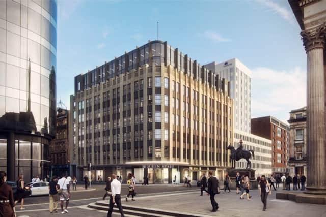 Major deals included Edrington taking up space at 100 Queen Street in Glasgow. Picture: Contributed