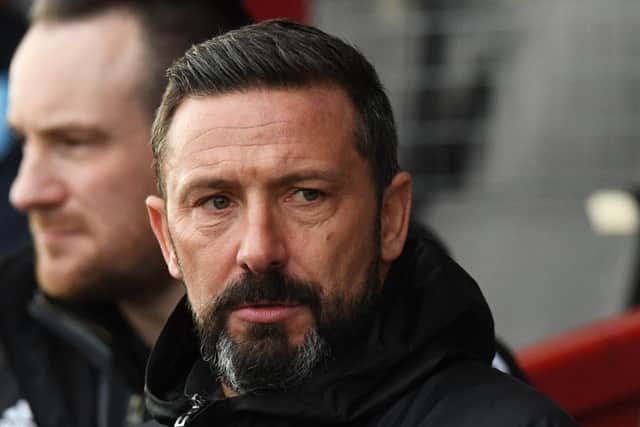 Aberdeen manager Derek McInnes has played down links with the Rangers vacancy. Picture: Alan Harvey/SNS