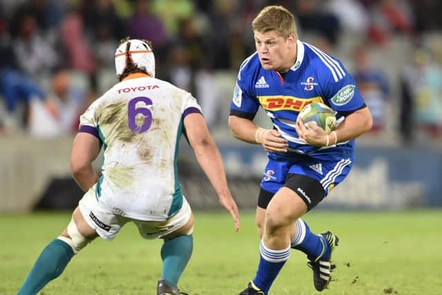 New Glasgow signing Oliver Kebble in action for the Stormers during a Super Rugby match against Toyota Cheetahs. Picture: Johan Pretorius/Gallo Images/Getty Images