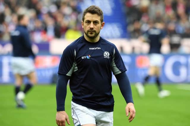 Greig Laidlaw was injured during Scotland's defeat against France in Paris. Picture: SNS
