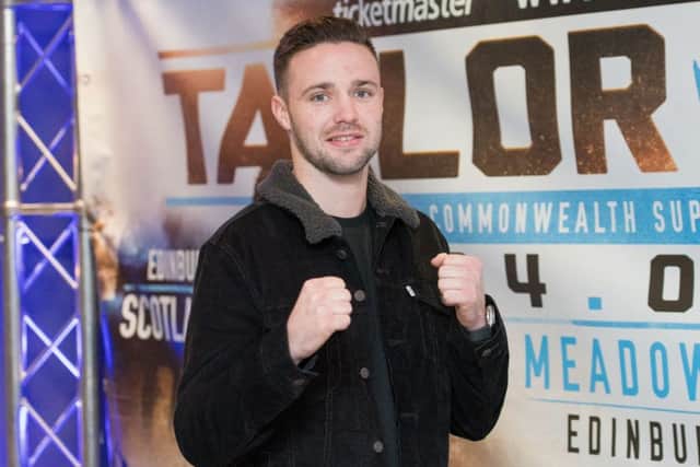 Josh Taylor will fight Warren Joubert at Meadowbank on 24 March. Picture: Ian Georgeson