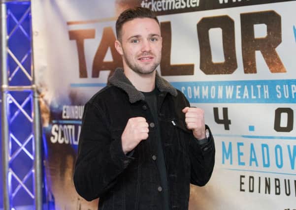Josh Taylor will fight Warren Joubert at Meadowbank on 24 March. Picture: Ian Georgeson