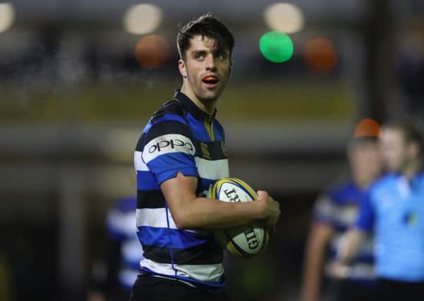 Adam Hastings is leaving Bath and is expected to join Glasgow Warriors. Picture: Michael Steele/Getty Images