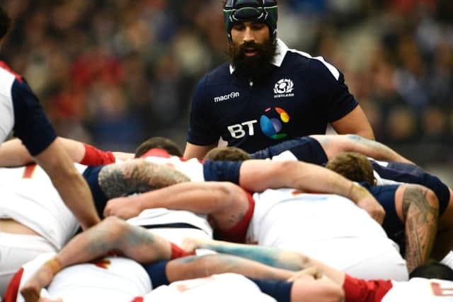 Scotland suffered badly at the scrum during the Six Nations defeat by France in Paris. Picture: Martin Bureau/AFP/Getty Images