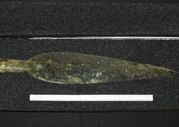 The Carnoustie Bronze Age sword. Copyright: GUARD Archaeology