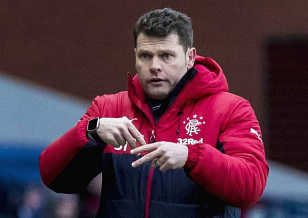 Rangers' caretaker manager Graeme Murty has called for an improvement on the team's showing against Morton. Picture: SNS