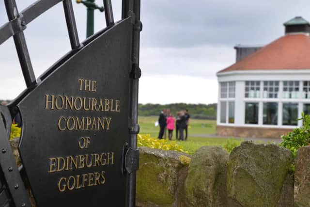 The Honourable Company of Edinburgh Golfers is balloting its members on admitting women. Picture: Jon Savage