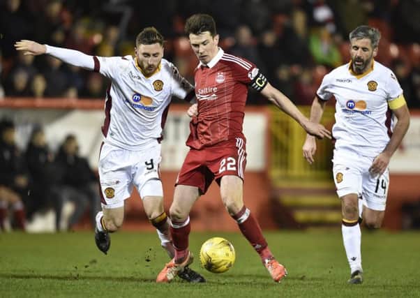 Aberdeen's Ryan Jack excelled against Motherwell. Picture: Rob Casey/SNS