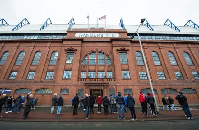 Rangers are looking to hire voluntary "contacts" between supporters and the club. Picture: SNS