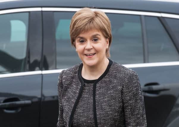 The First Minister made the announcement today. Picture: John Devlin/TSPL