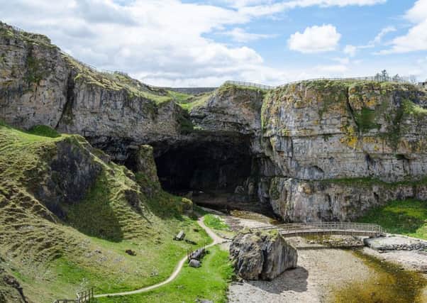 Smoo Cave in Sutherland is the largest coastline cave in the British Isles. PIC Contributed.
