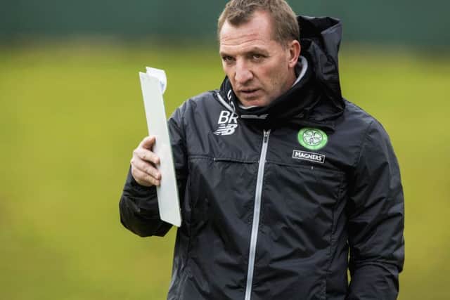 Celtic manager Brendan Rodgers says he has never been sent to the stand. Picture: Alan Harvey/SNS