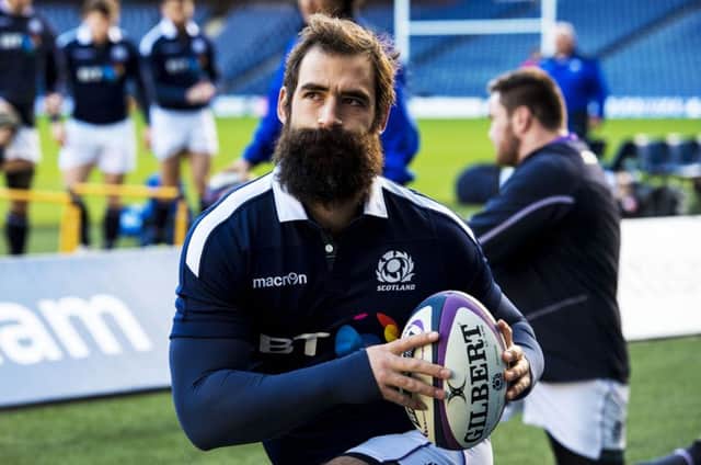 Josh Strauss ahead of the opening clash with Ireland. Picture: SNS