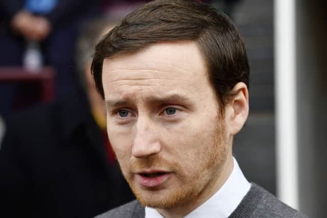 Hearts head coach Ian Cathro works with director of football Craig Levein at Tynecastle. Picture: SNS