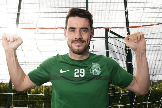 Brian Graham and his Hibs team-mates can stretch their lead in the Championship to nine points today. Picture: SNS