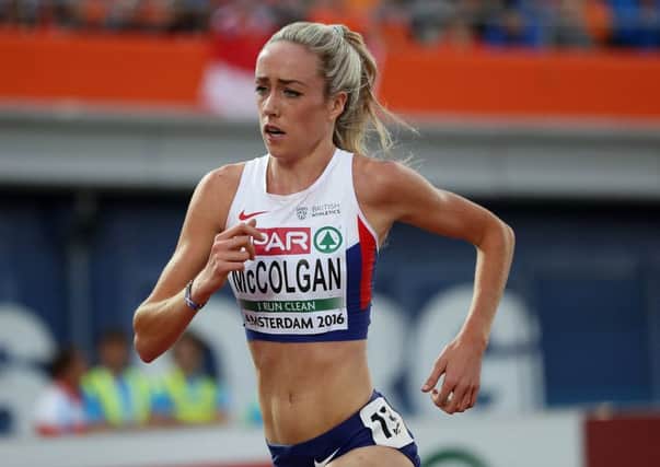 Eilish McColgan takes on fellow Scot Steph Twell in the 3,000m. Picture: Getty.