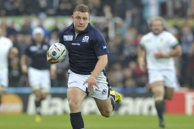 Duncan Weir was Edinburgh's only points scorer against Leinster. Picture: Ian Rutherford.