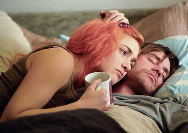 Kate Winslet and Jim Carrey in a scene from Eternal Sunshine Of The Spotless Mind. Picture: Moviestore/Rex/Shutterstock