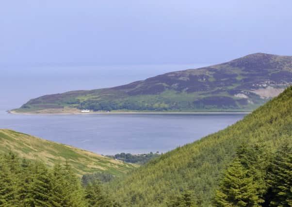 A view of the Holy Isle on the east coast of Arran. Picture: Phil Wilkinson/ TSPL