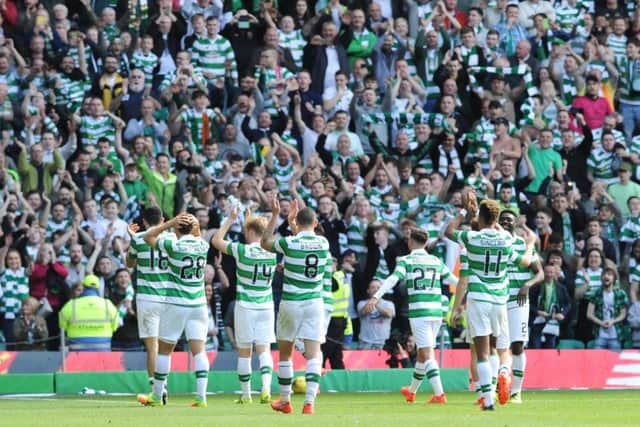 Celtic defeated Rangers 5-1 the last time the teams met at Celtic Park. Picture: John Devlin