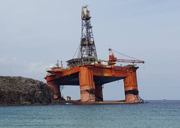 Drilling rig. Picture: Hilary Duncanson/PA Wire